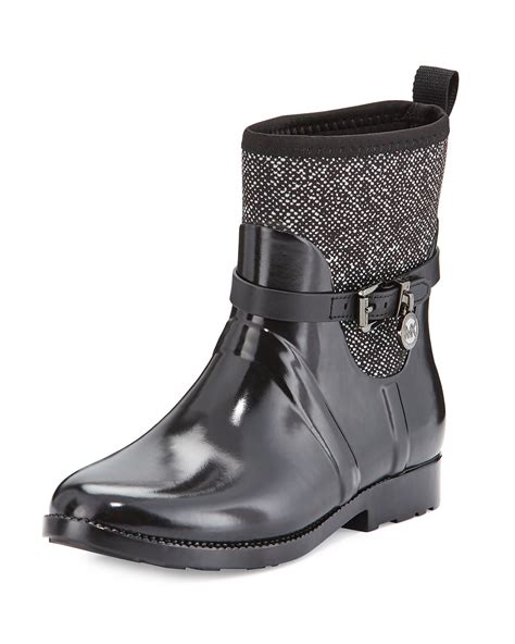 michael kors charm rain boots.